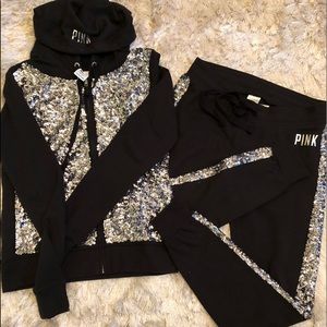 HTF PINK BLING SET Xsmall